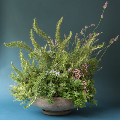 Ada fad, grå terracotta