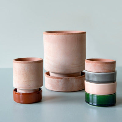 Hoff Pot underskål - rosa terracotta