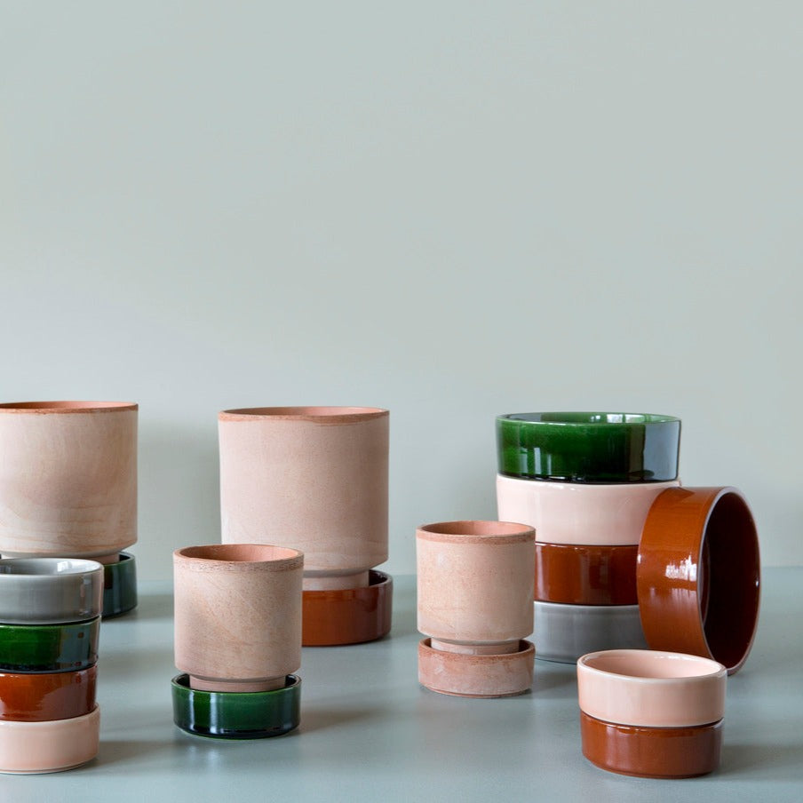 Hoff Pot underskål - rosa terracotta